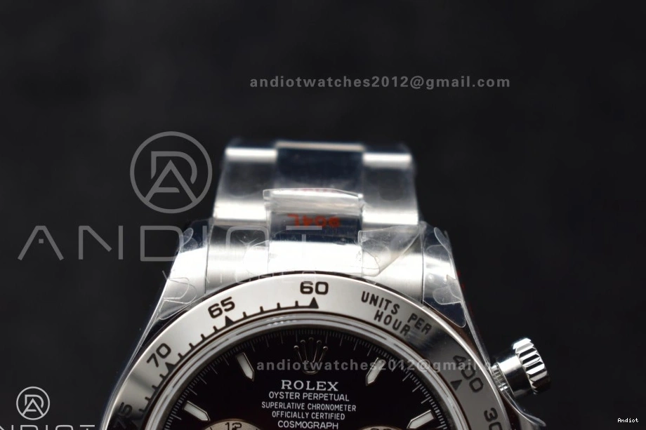 QF 1:1 on Edition Best Dial SS 126509 Daytona Black Silver SH4131 Bracelet V5 0522
